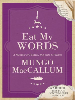 Eat My Words - ebook